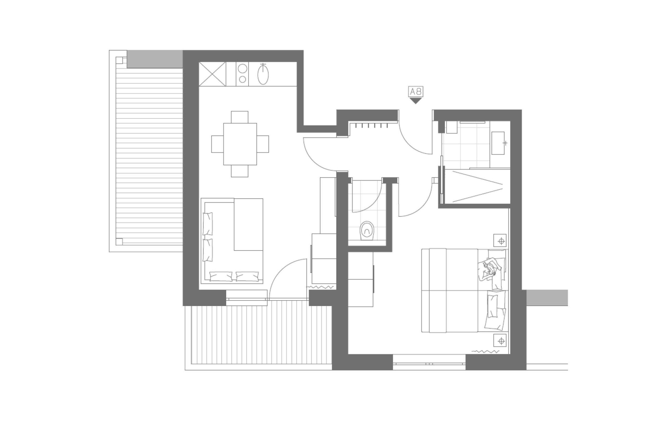 Alpin B Appartement Plan Rosentalerhof Saalbach Hinterglemm