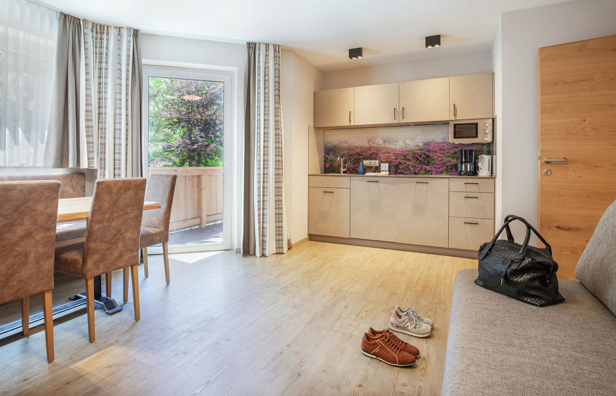 Alpin C Appartement Wohnraum Rosentalerhof Saalbach Hinterglemm
