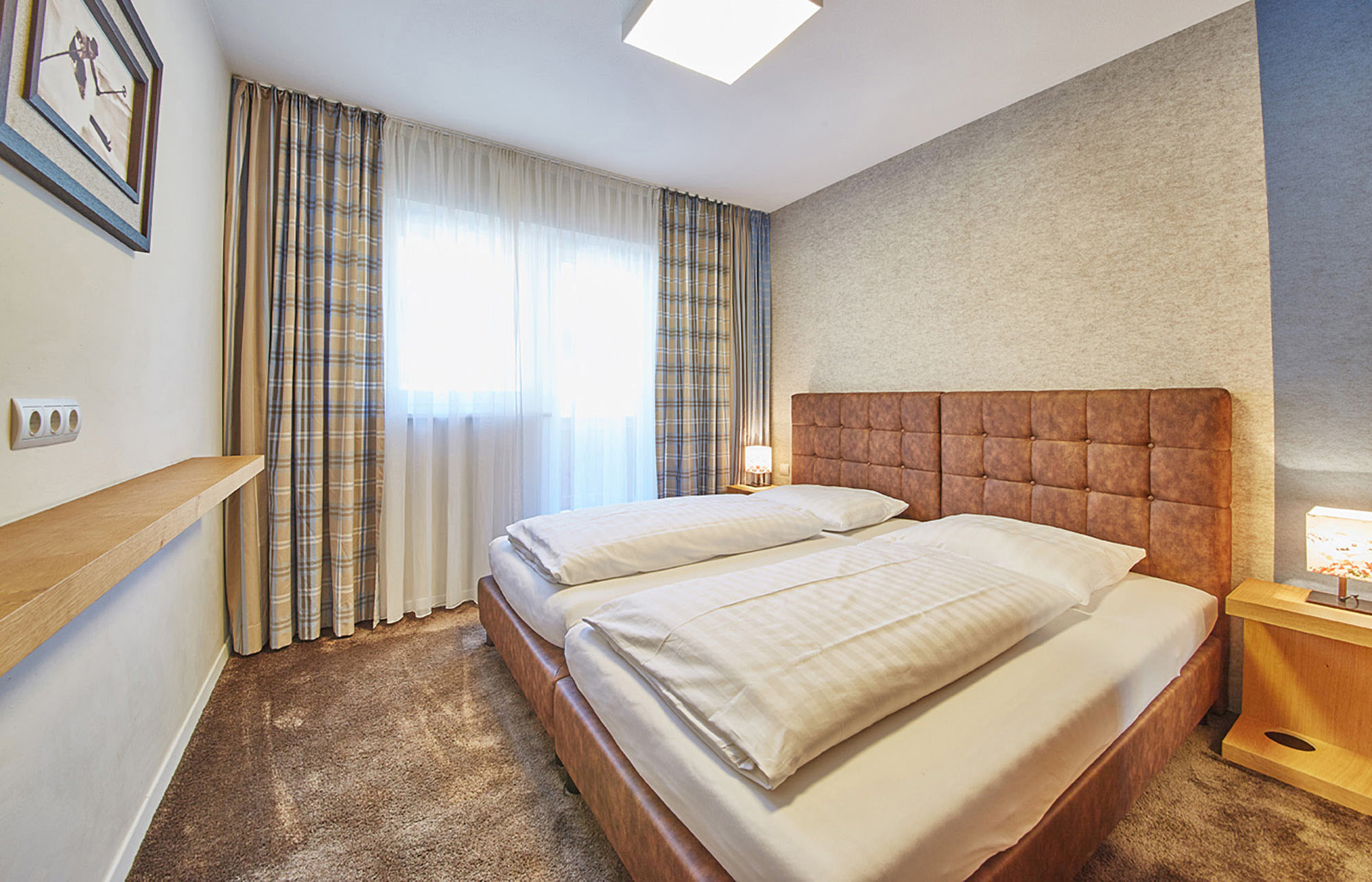 Alpin C Appartement Schlafzimmer Rosentalerhof Saalbach Hinterglemm