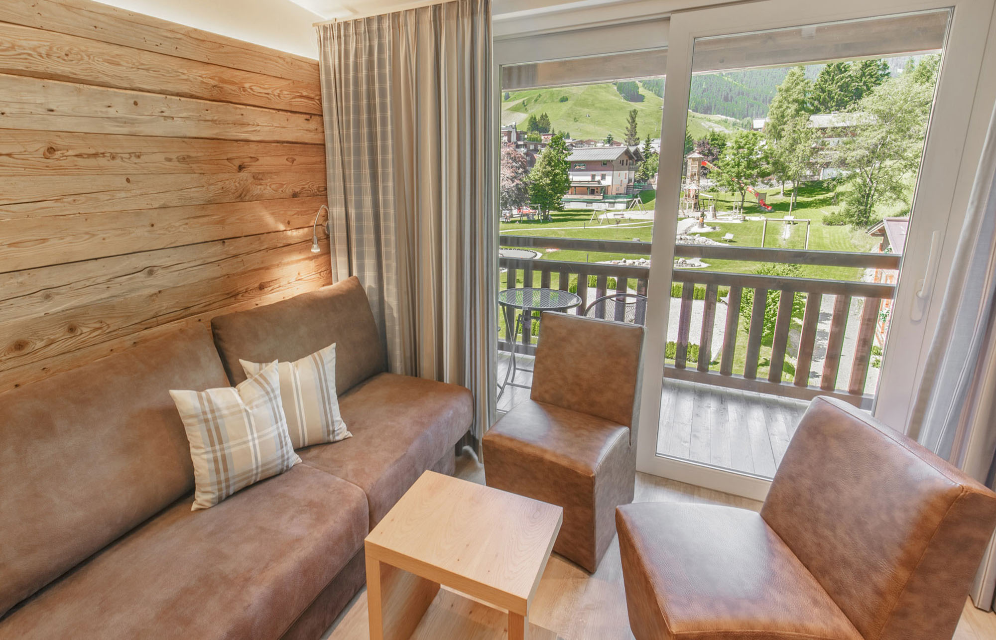 Alpin D Appartement Wohnraum Rosentalerhof Saalbach Hinterglemm