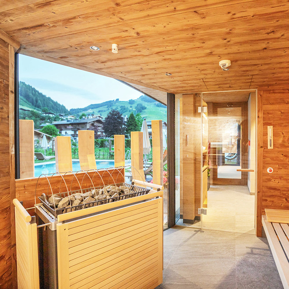 Finnische Sauna Rosentalerhof Hotel und Appartements Saalbach Hinterglemm
