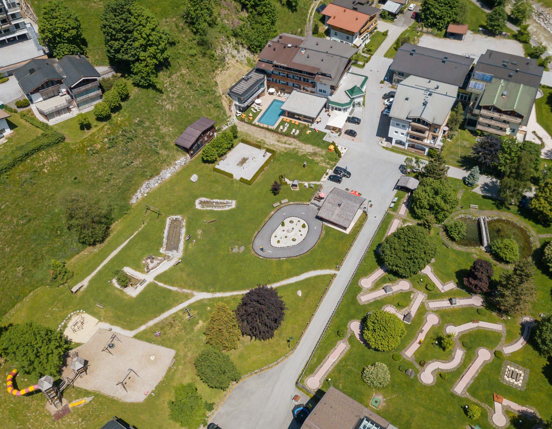 Lageplan Saalbach Hinterglemm Rosentalerhof Hotel und Appartements