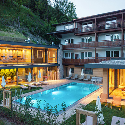 Hotelansicht Rosentalerhof Hotel und Appartements Saalbach Hinterglemm