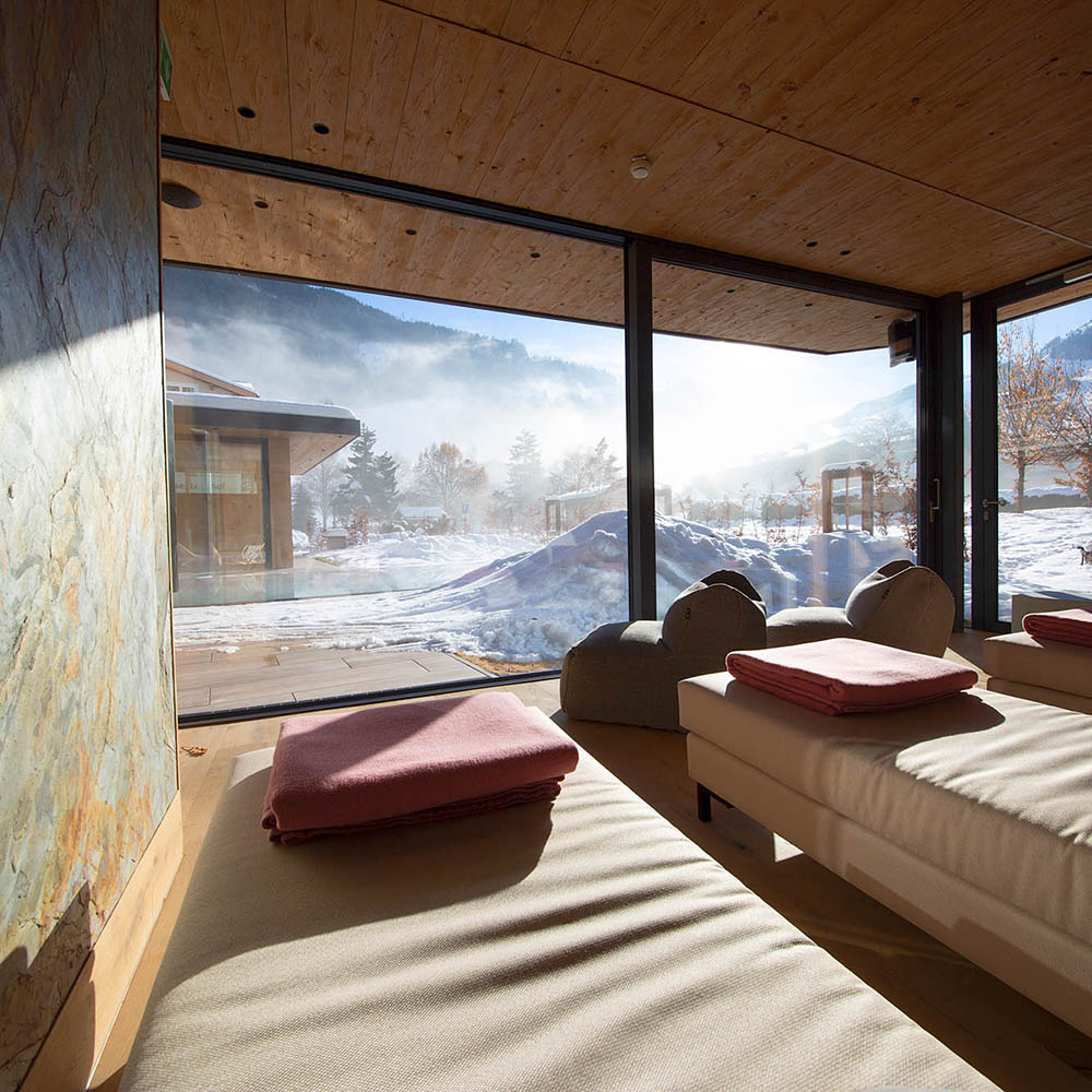 Wintersonne Spa Saalbach Hinterglemm Rosentalerhof Hotel und Appartements