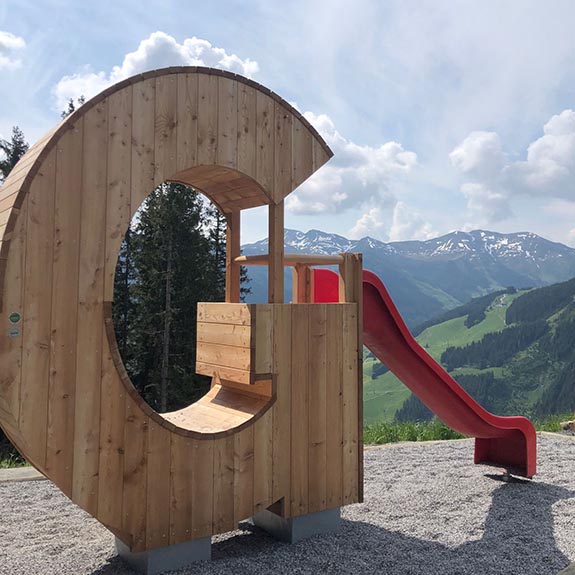 Berg Kodok Spielplatz Saalbach